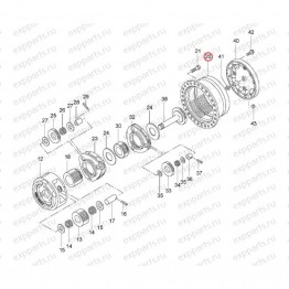 Корпус Редуктора Хода Hitachi 1025787