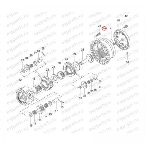 Корпус Редуктора Хода Hitachi 1025787