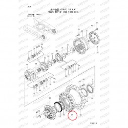 Ступица Редуктора Хода Hitachi 1025833