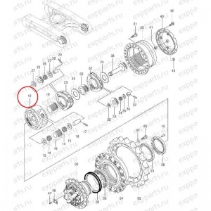 Водило В Сборе С Сателлитами 3Ст (Редуктора Хода) Hitachi 1026779