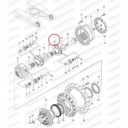 Водило В Сборе С Сателлитами 1Ст (Редуктора Хода) Hitachi 1027160