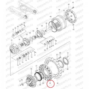 Ступица Редуктора Хода Hitachi 1030236