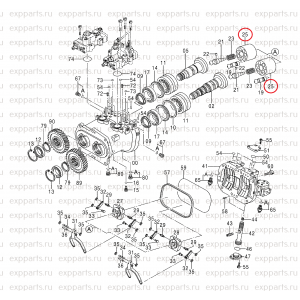 2052956 Блок Поршней (Ротор) Гидронасоса Hitachi ( HPV118 )