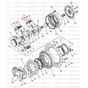 Шестерня Планетарная 3038187 Hitachi EX400