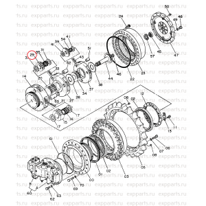 Шестерня Планетарная 3038191 Hitachi EX400