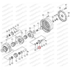 Сателлит / Шестерня Планетарная 1Ст (Редуктора Хода) Hitachi 3075001