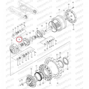 Солнечная Шестерня (Редуктора Хода) Hitachi 3094515