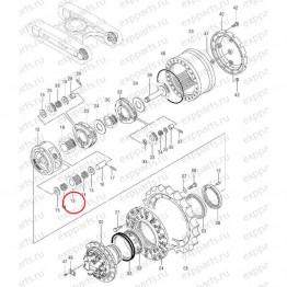 Сателлит / Шестерня Планетарная 3Ст (Редуктора Хода) Hitachi 3094536