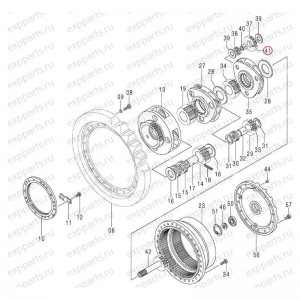 Штифт / Палец Пружинный 1Ст (Редуктора Хода) Hitachi 4105691