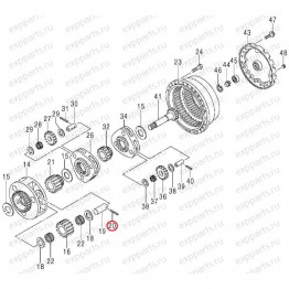 Штифт / Палец Пружинный 3Ст (Редуктора Хода) Hitachi 4192021