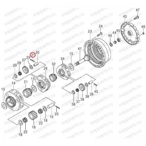 Штифт / Палец Пружинный 2Ст (Редуктора Хода) Hitachi 4197763