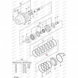 Кольцо Фрикционное Hitachi 0419808