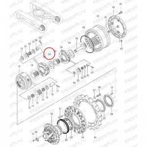 Шайба Упорная (Редуктора Хода) Hitachi 4246785