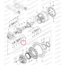 Палец / Ось Сателлита 3Ст (Редуктора Хода) Hitachi 4246790