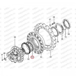 Подшипник Роликовый Конический (Редуктора Хода) Hitachi 4246793