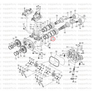 4338907 Кольцо Гидронасоса Hitachi ( HPV118 )