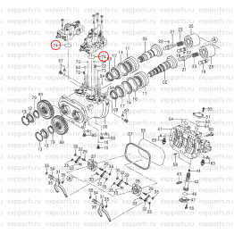 4348665 О-Кольцо Гидронасоса Hitachi ( HPV118 )