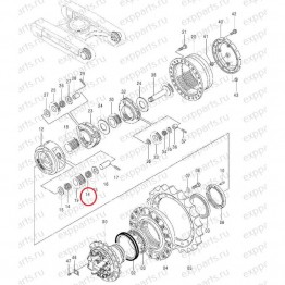 Подшипник Игольчатый 3Ст (Редуктора Хода) Hitachi 4445531