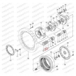 Подшипник Игольчатый 3Ст (Редуктора Хода) Hitachi 4452484