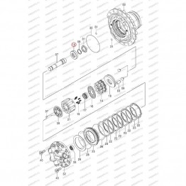 Подшипник Роликовый Hitachi 4600133