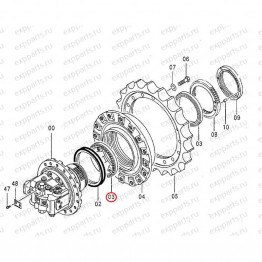 Подшипник Роликовый Конический (Редуктора Хода) Hitachi 4629674