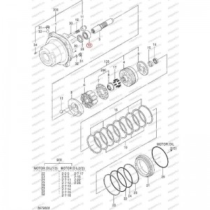 Подшипник Роликовый Hitachi 0809504