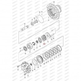 Поршень Hitachi 8099321