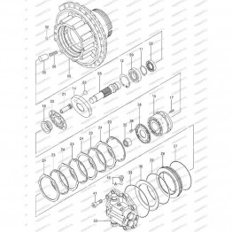 Ротор / Блок Поршней Hitachi 9231673