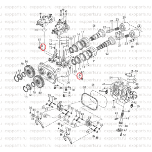 9724757 О-Кольцо Гидронасоса Hitachi ( HPV118 )