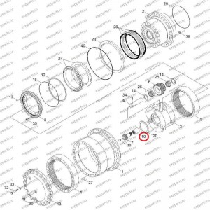 Муфта Шлицевая Соединительная Xkah-00022 Hyundai R250-7