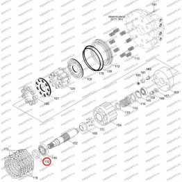 Сальник Гидромотора Хода Xkah-00388 Hyundai R250-7