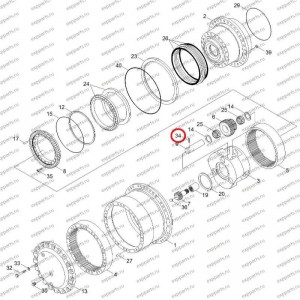 Штифт Xkah-00429 Hyundai R250-7