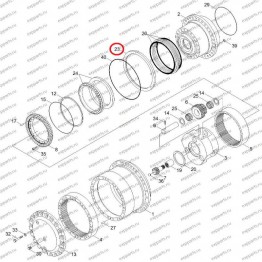 Уплотнительное Кольцо Xkah-00435 Hyundai R250-7