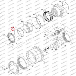 Кольцо Уплотнительное Xkah-00439 Hyundai R250-7