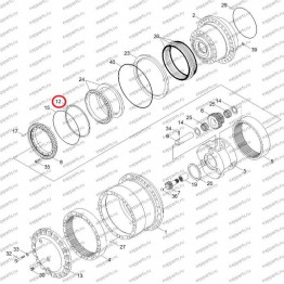 Распорная Вставка Xkah-00442 Hyundai R250-7