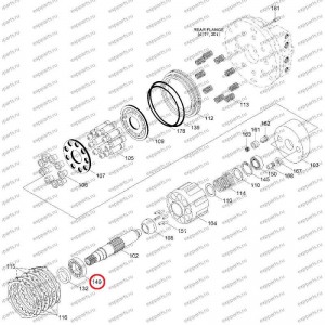 Подшипник Гидромотора Хода Xkah-00899 Hyundai R250-7