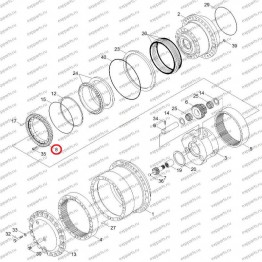 Шестерня Зубчатая Xkah-00907 Hyundai R250-7