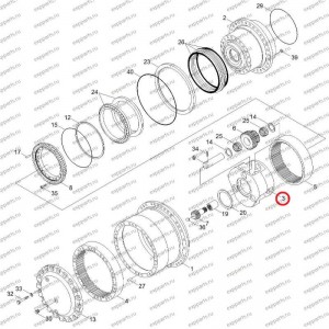 Блок Сателлитов В Сборе Xkah-00908 Hyundai R250-7