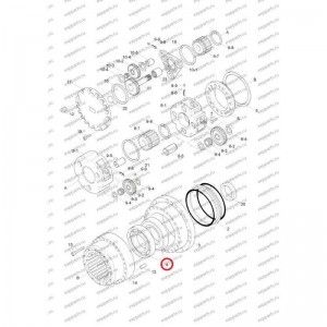 Подшипник Редуктора Хода Xkaq-00175 Hyundai R305-7,R320-7