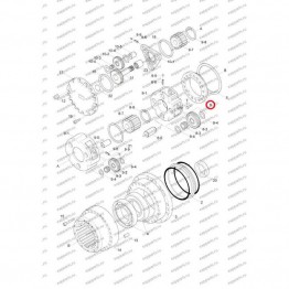 Гайка Стопорная Редуктора Хода Xkaq-00177 Hyundai R305-7,R320-7