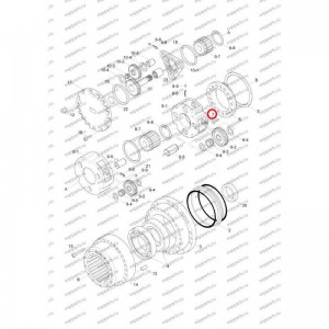 Болт Стопорной Гайки Редуктора Хода Xkaq-00178 Hyundai R305-7,R320-7