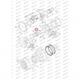 Кольцо Стопорное (3-Ая Ступень) Xkaq-00187 Hyundai R305-7,R320-7