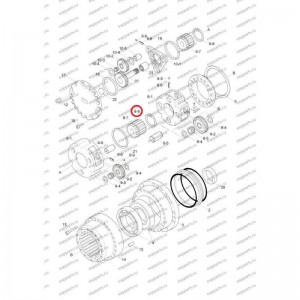 Кольцо Стопорное (3-Ая Ступень) Xkaq-00187 Hyundai R305-7,R320-7