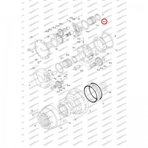 Кольцо Стопорное (2-Ая Ступень) Xkaq-00196 Hyundai R305-7,R320-7