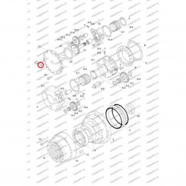 Заглушка В Крышку Редуктора Хода Xkaq-00204 Hyundai R305-7,R320-7