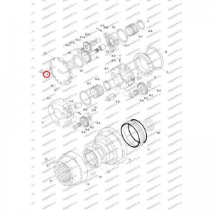 Заглушка В Крышку Редуктора Хода Xkaq-00204 Hyundai R305-7,R320-7