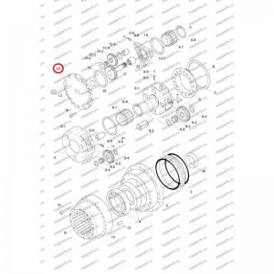 Крышка Редуктора Хода Xkaq-00209 Hyundai R305-7,R320-7