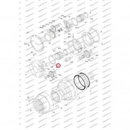 Кольцо Упорное (3-Ая Ступень) Xkaq-00213 Hyundai R305-7,R320-7