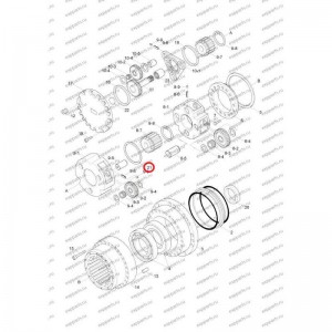 Кольцо Упорное (3-Ая Ступень) Xkaq-00213 Hyundai R305-7,R320-7