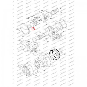 Накладка В Крышку Редуктора Хода Xkaq-00214 Hyundai R305-7,R320-7